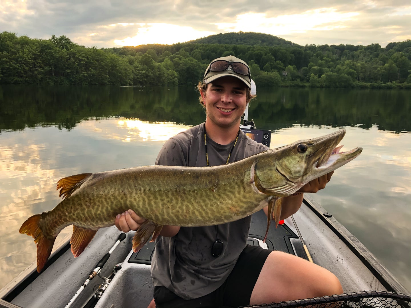 The author with a 40-inch Musky