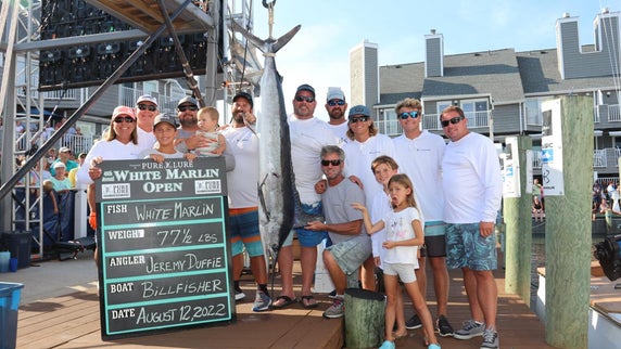Tournament Angler Wins Record $4.5 Million with a 77.5-pound White Marlin