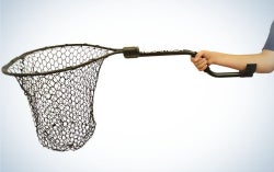 YakAttack Leverage Landing Net is the best kayak fishing net for saltwater.