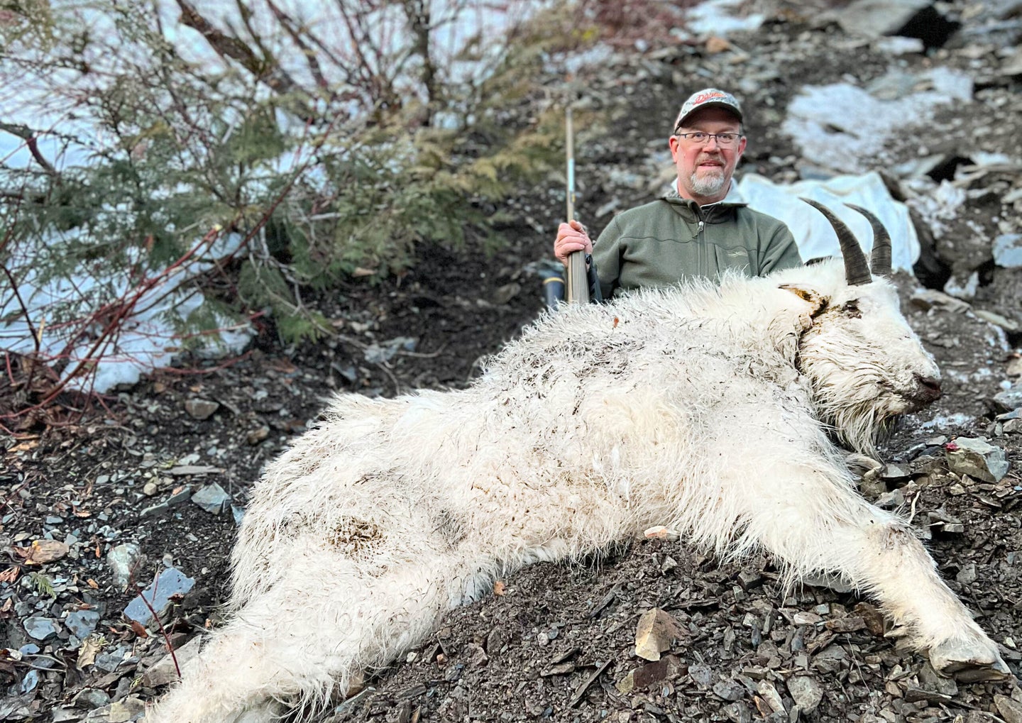 Brad Fenson hunting for mountain goat