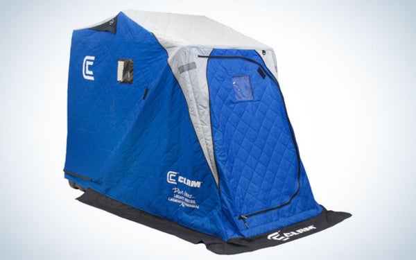 Clam Legend XL is the best ice fishing shelter for one person.