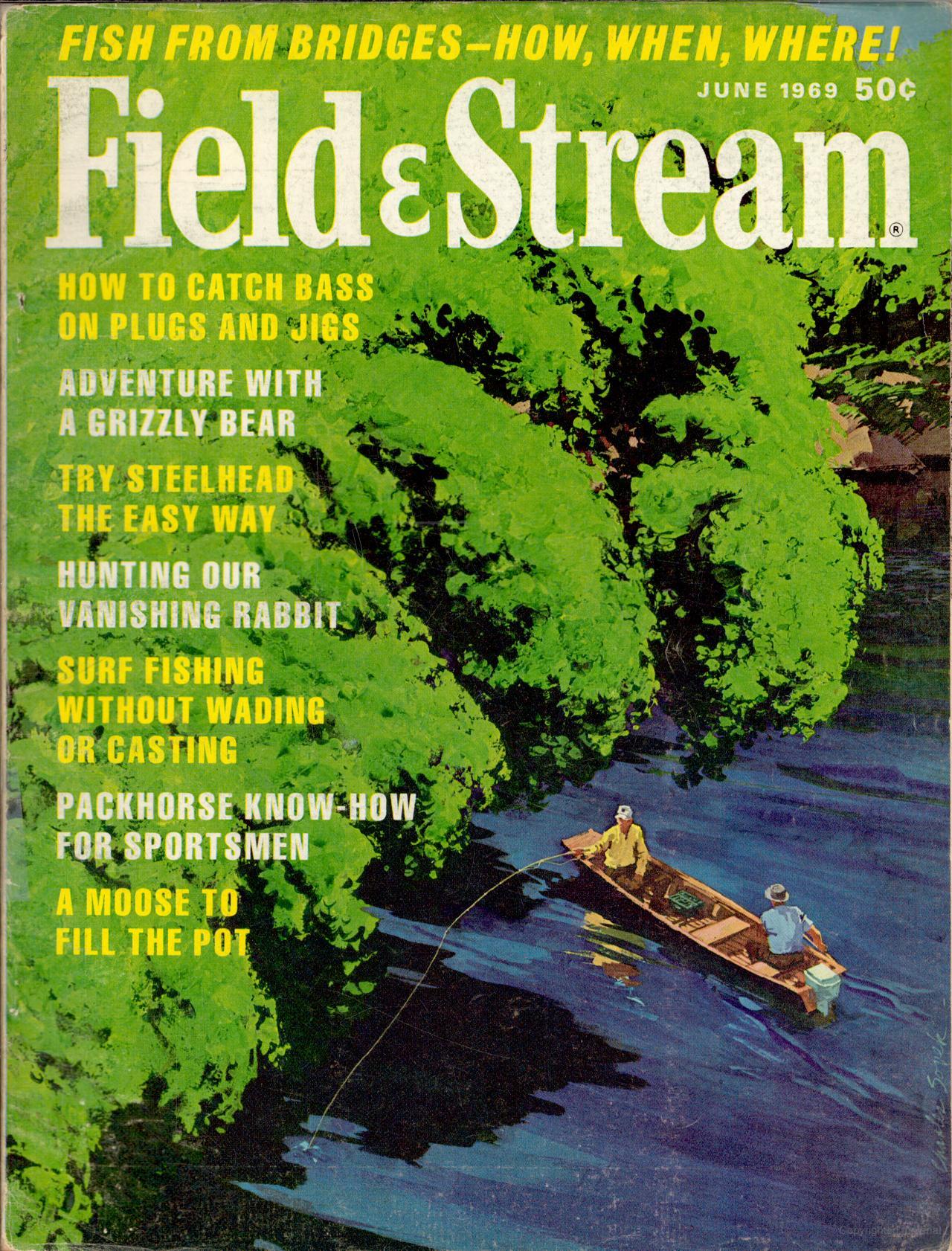 June 1969 field and stream cover