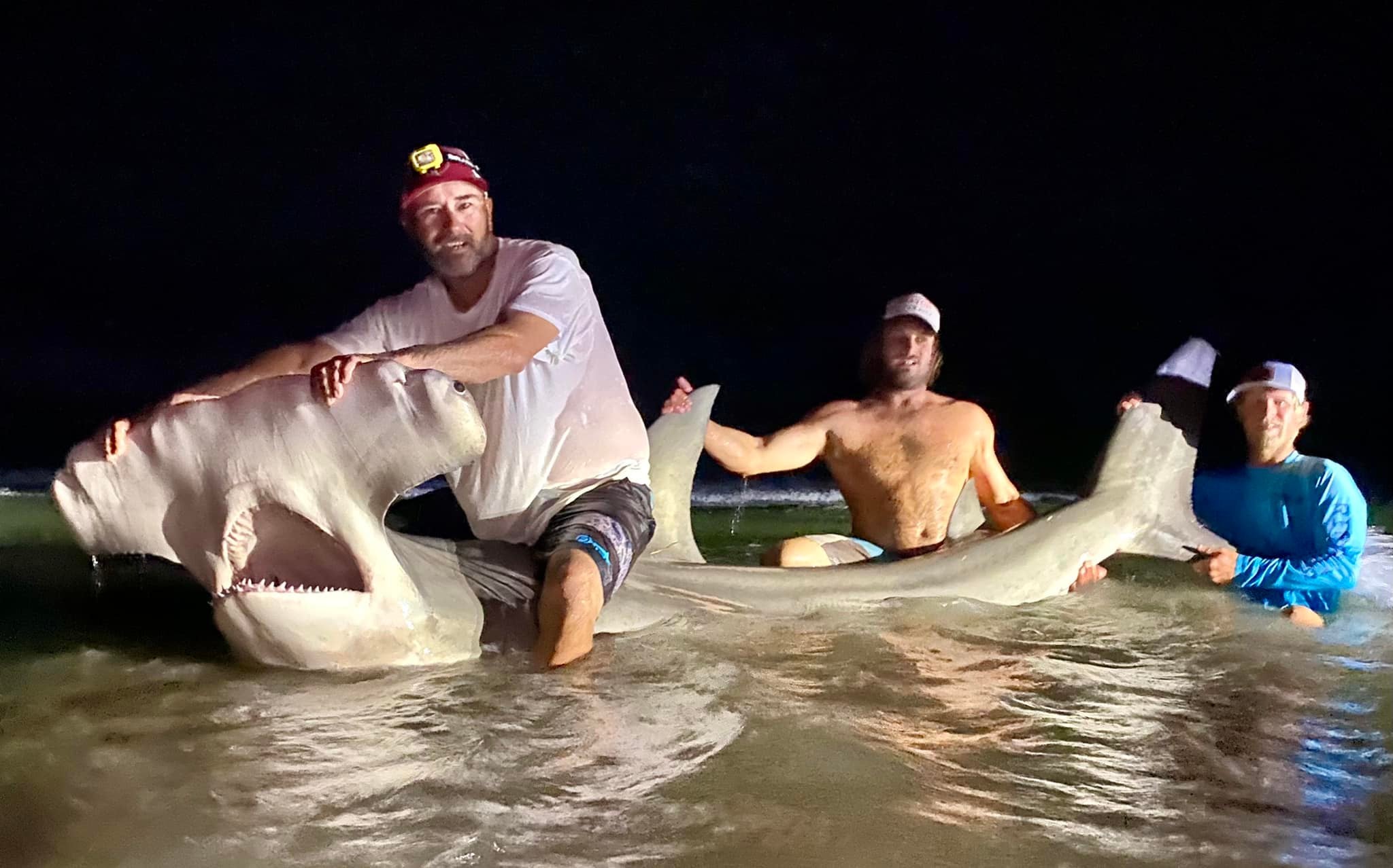 Two Texas anglers catch same 10+ foot lemon shark on Padre Island