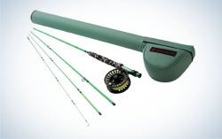 Redington Minnow are the best fly fishing rods for beginner kids.