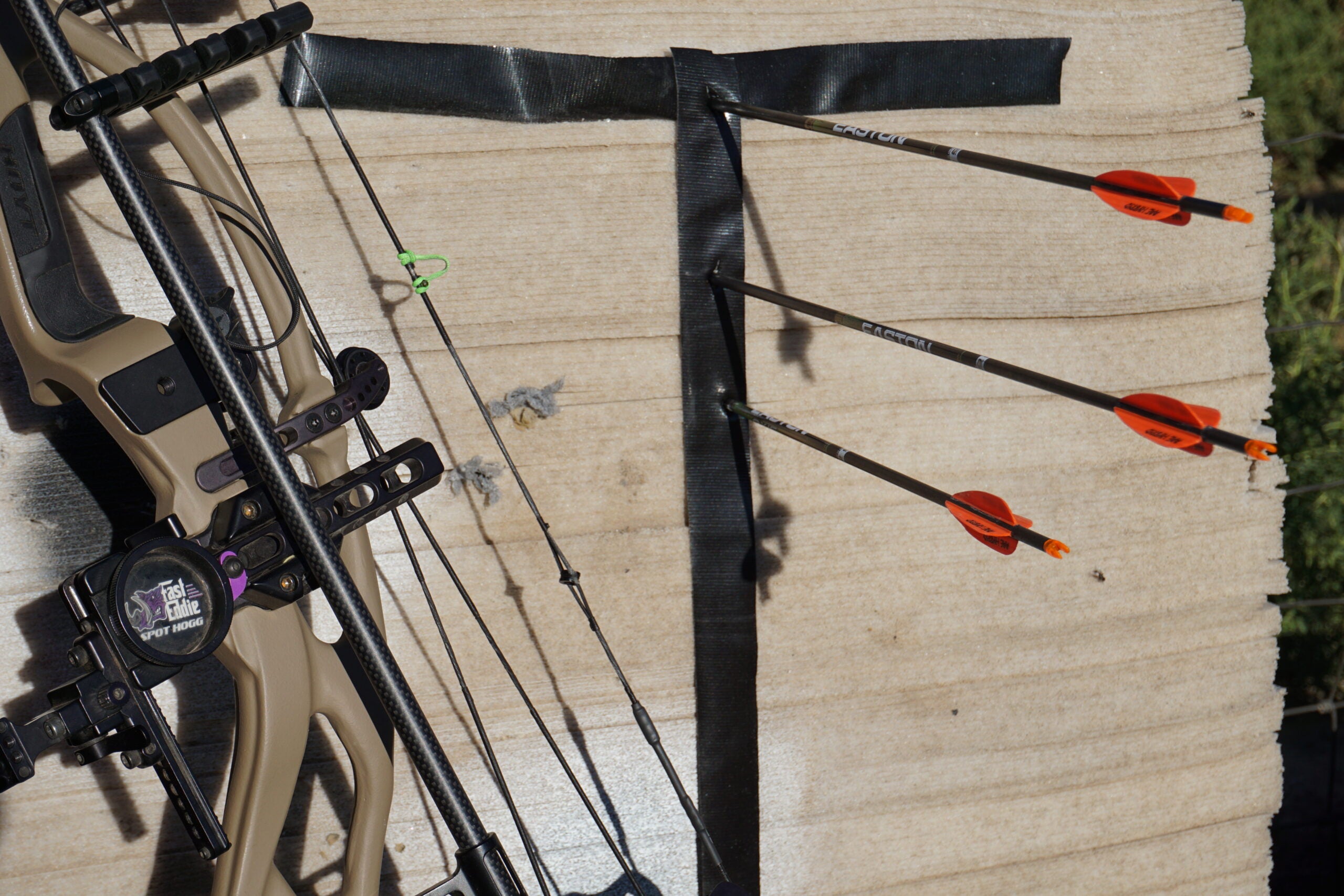 photo of arrows in archery target