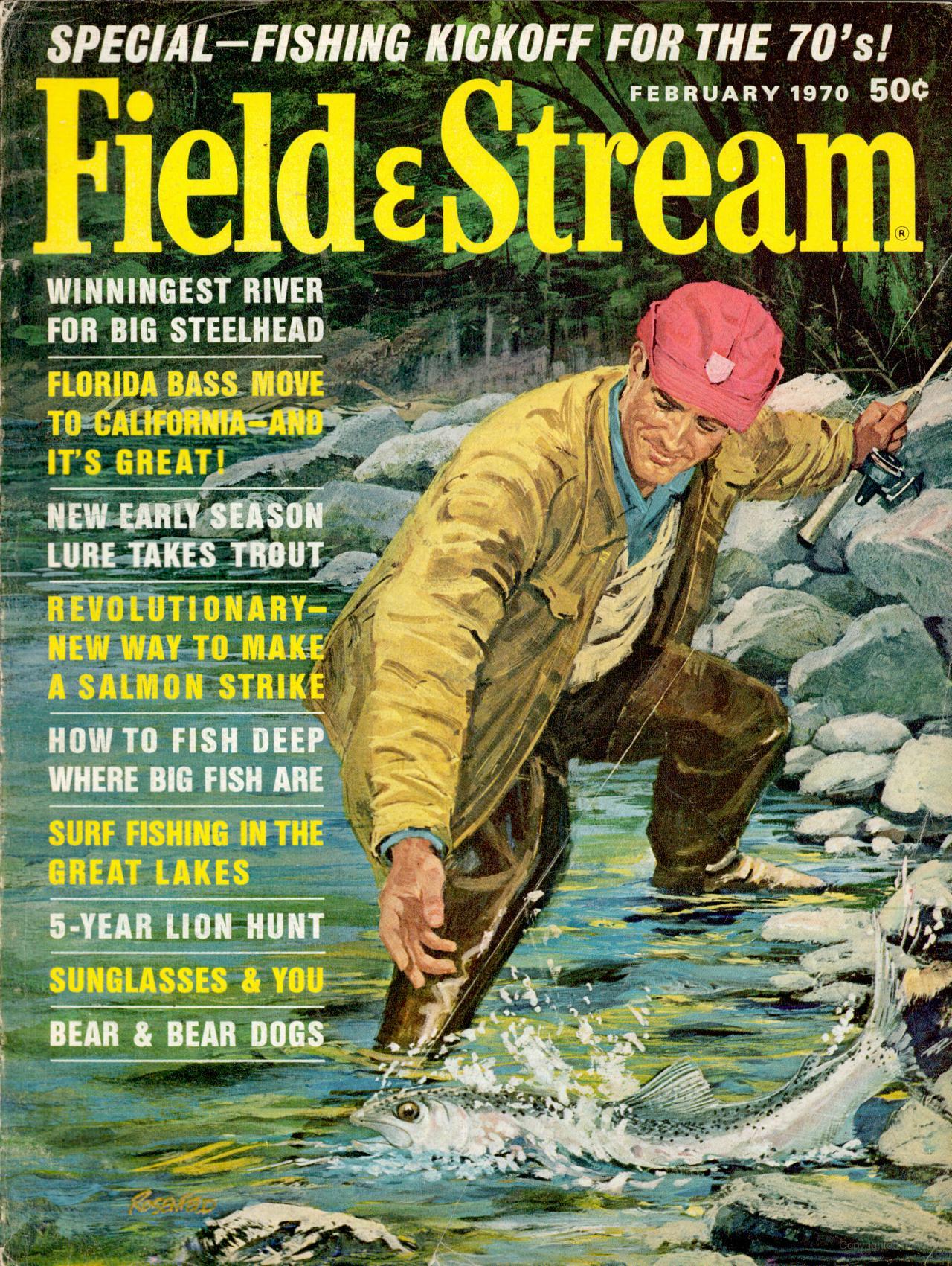 February 1970 Field & Stream cover
