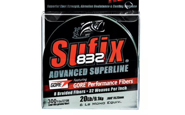 Sufix 832 Advanced Superline Braid Fishing Line