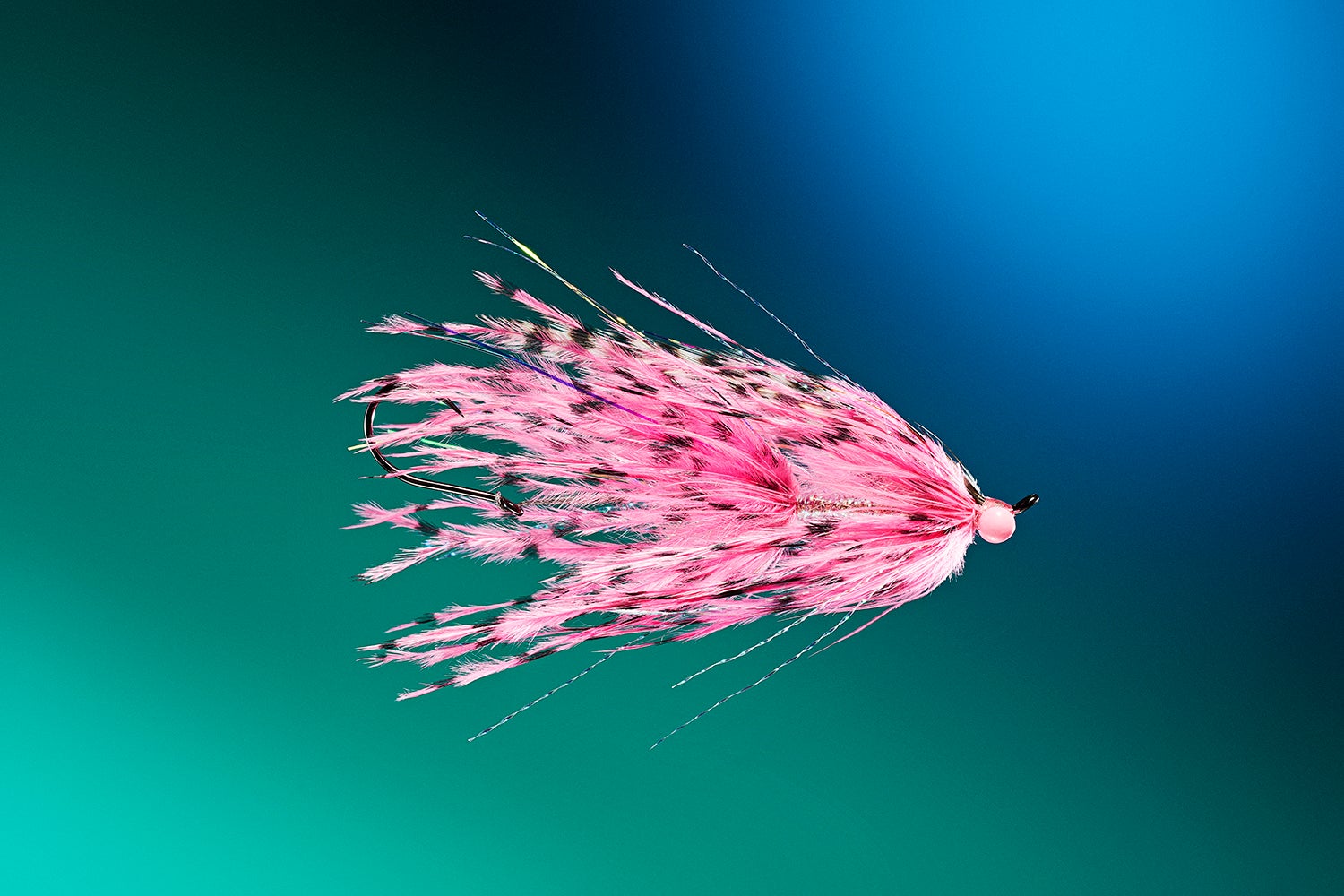 pink fishing fly