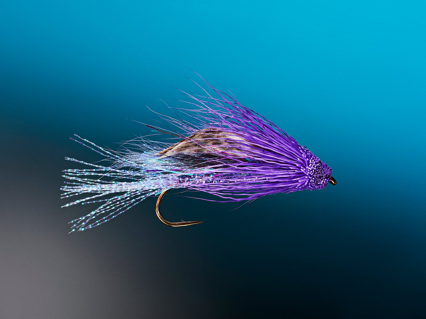 purple fishing fly