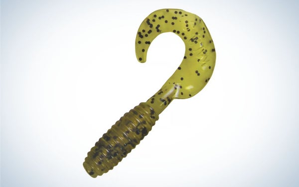 Kalin’s Lunker Grub is the best soft plastic bait for winter bass.