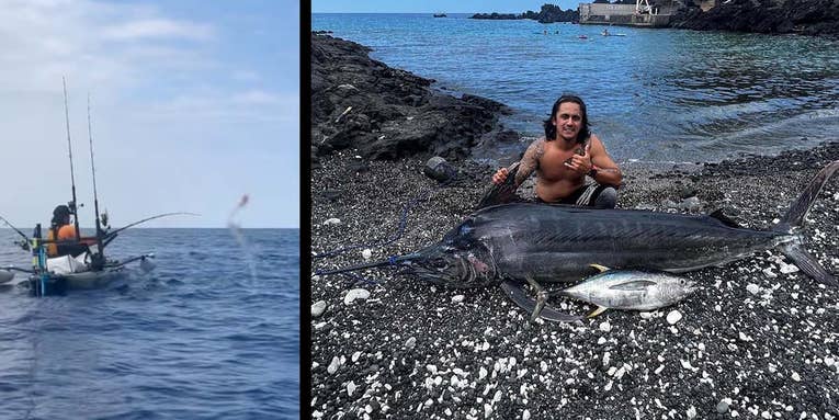 Angler Takes “Ride of a Lifetime” to Catch Massive Marlin from a Kayak