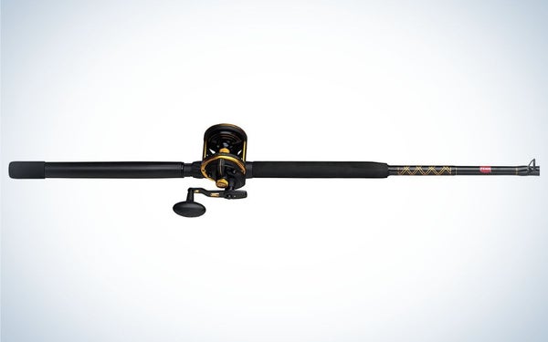 Penn Squall Lever Drag Combo is the best heavy duty catfish rod and reel combo.
