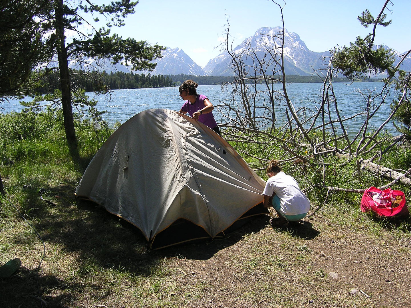Camping in the Grand Tetons