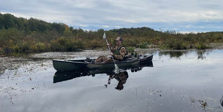 The Old Town Discovery 119 Solo Sportsman is the Perfect Small Creek Duck Hunting Boat