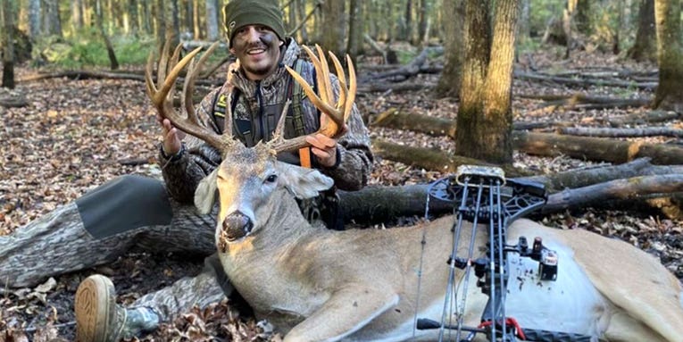 Bowhunter’s First Buck Scores Almost 200 Inches and Could Be Georgia’s New No. 2 Nontypical Archery Whitetail