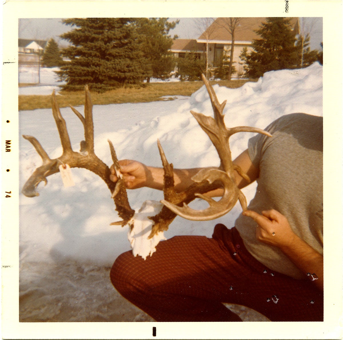 Record non-typical whitetail from WI.