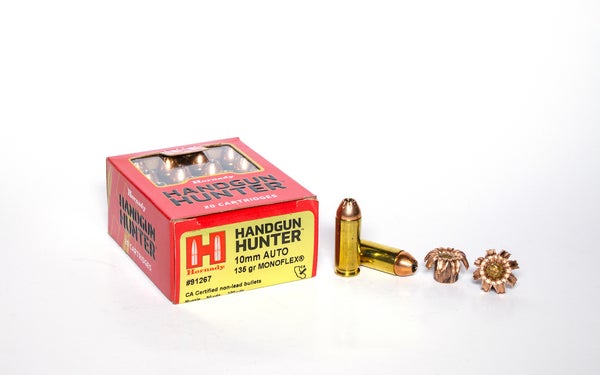 Hornady handgun hunting ammo.