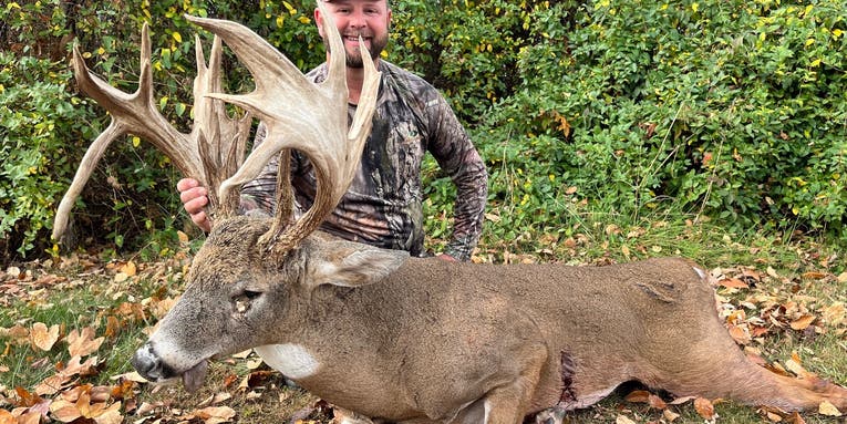 Ohio Hunter Tags Crazy Local Legend, 228-Inch Buck With Antler Growing Out of His Eye
