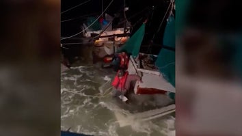 Watch the Coast Guard Rescue Two Fishermen From a Rapidly Sinking Boat in North Carolina