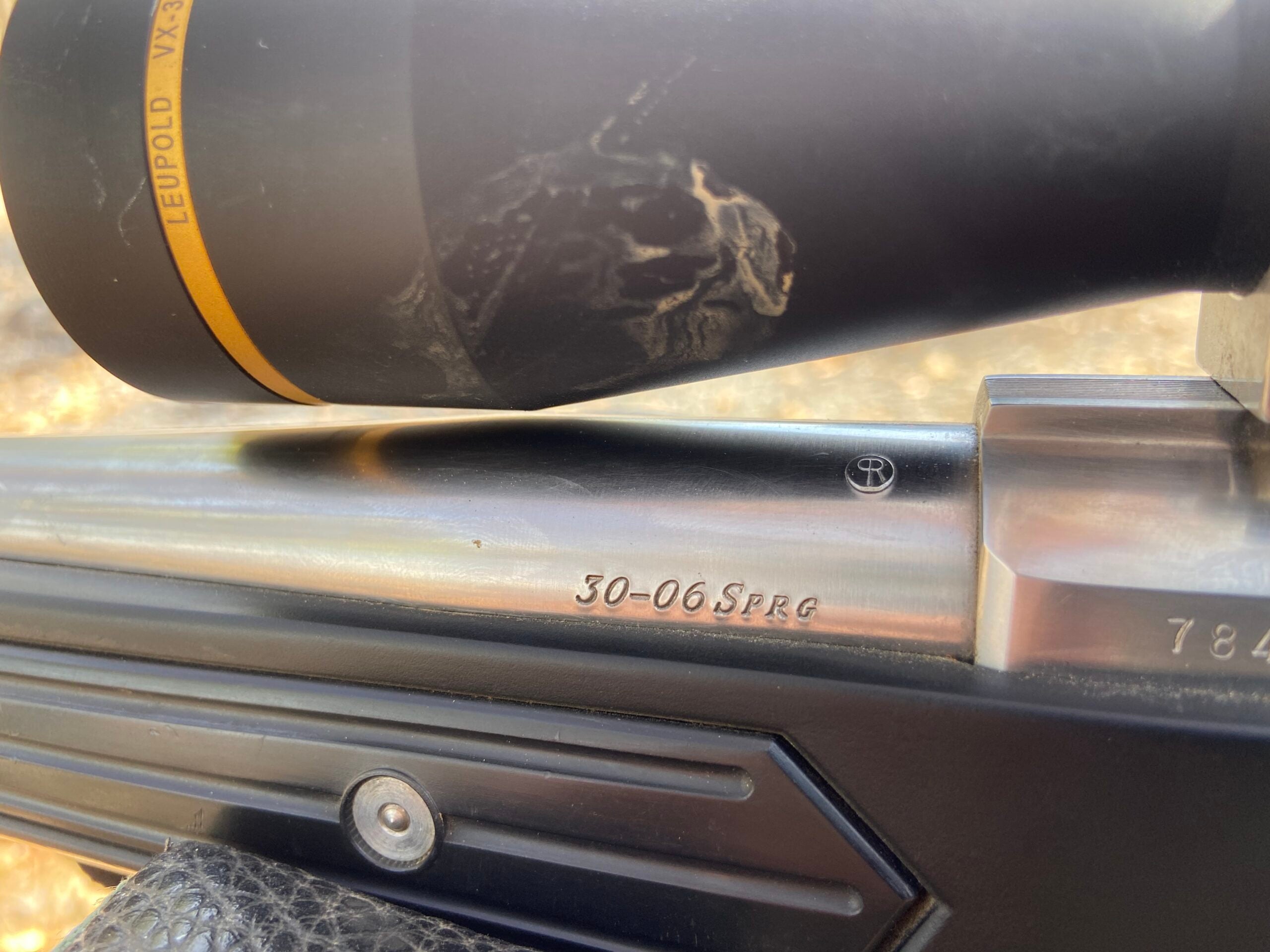 Take a close look at the barrel markings on a Ruger M77 Mark II.
