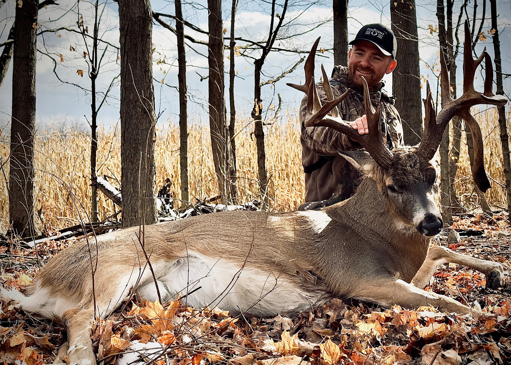 Ohio Hunter Tags 232-Inch Monster Whitetail with 12-Inch Drop Tine