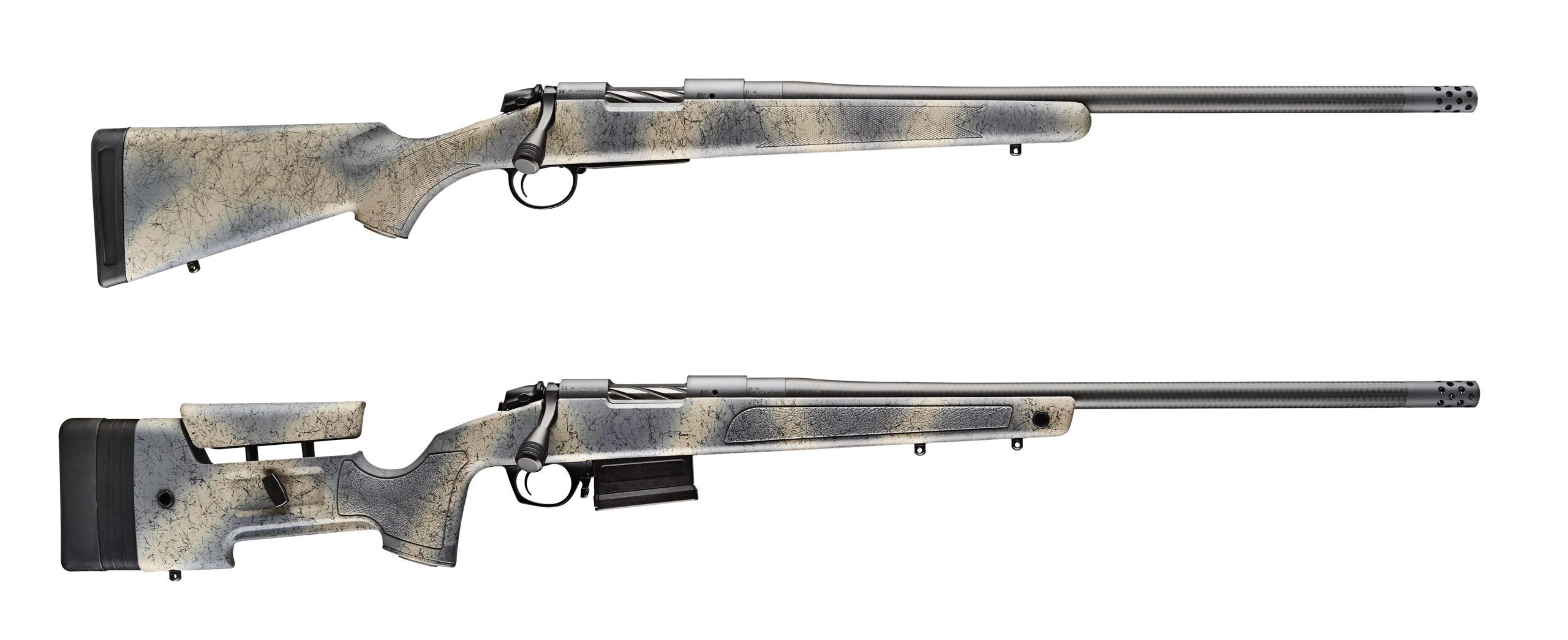 two Bergara hunting rifles