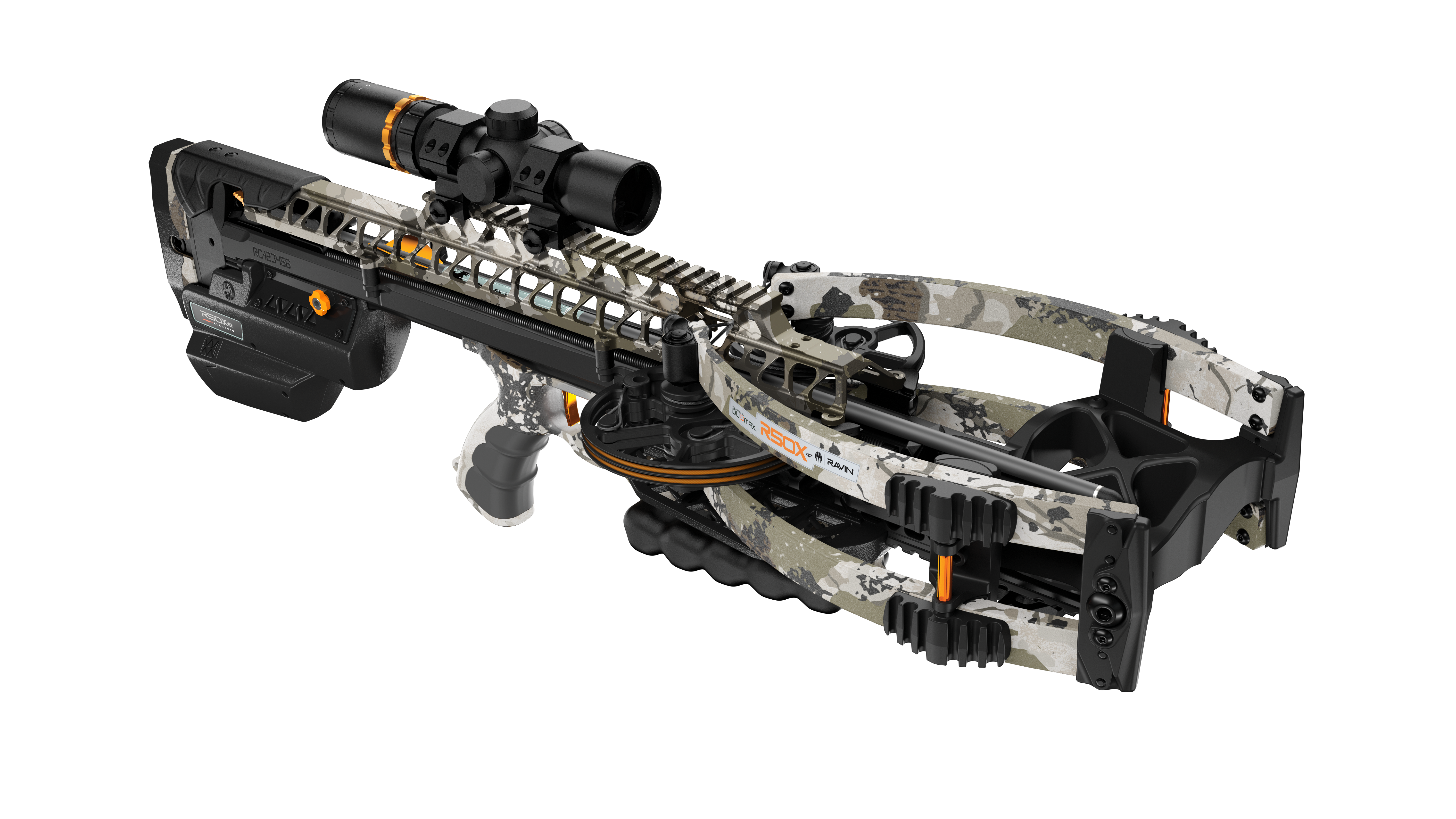 Ravin R50X crossbow on a white background