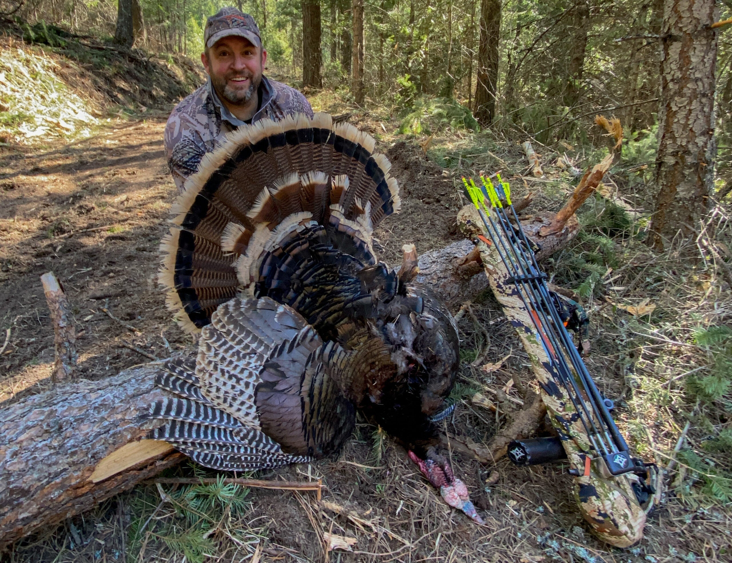 Photo of Gary Greenwalt with Idaho turkey