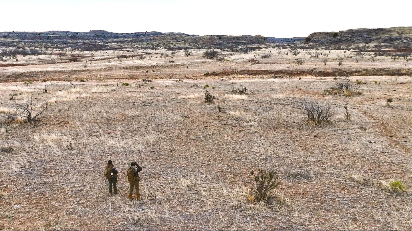photo of hunting aoudad in west Texas