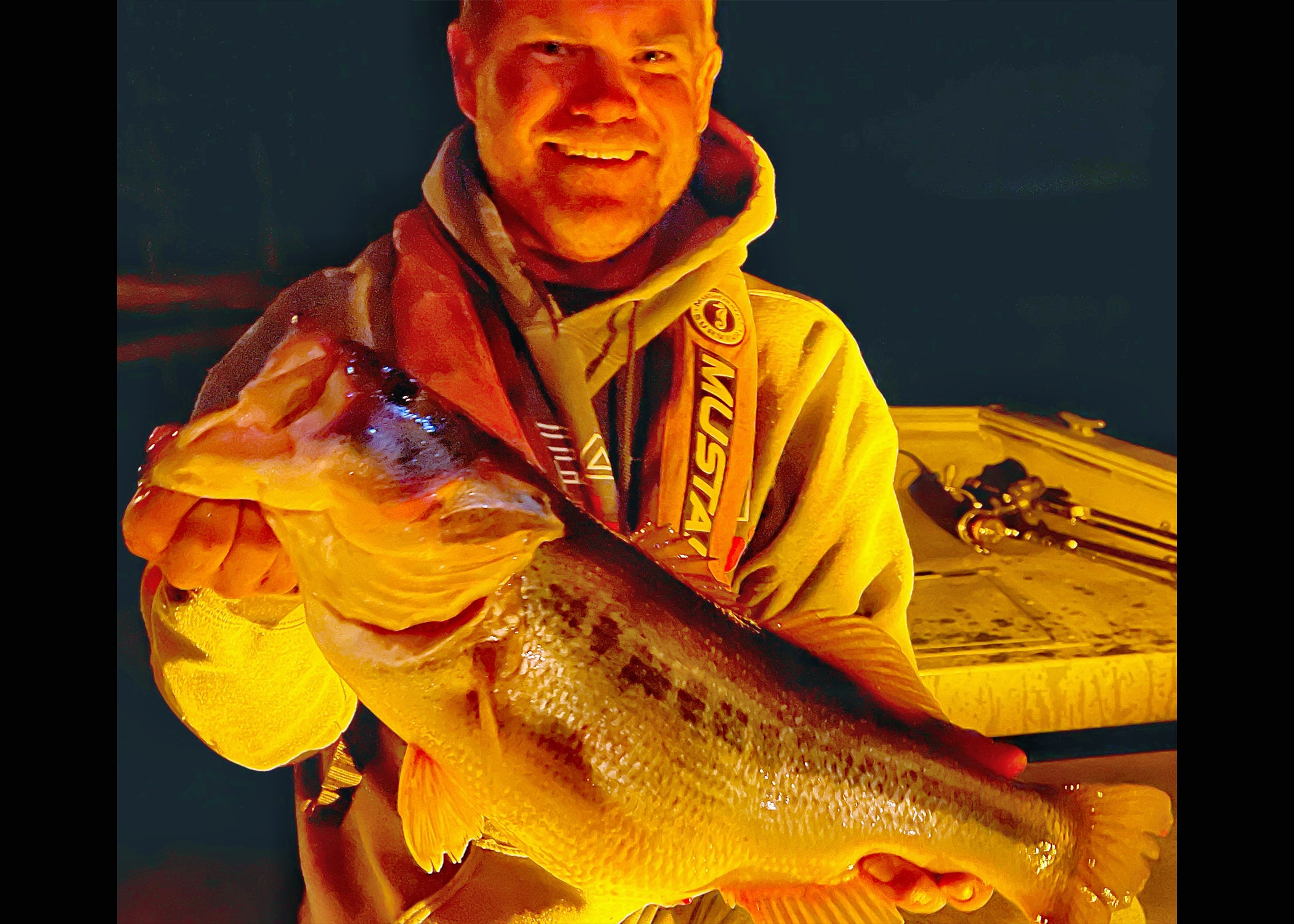 photo of author with a trophy largemouth
