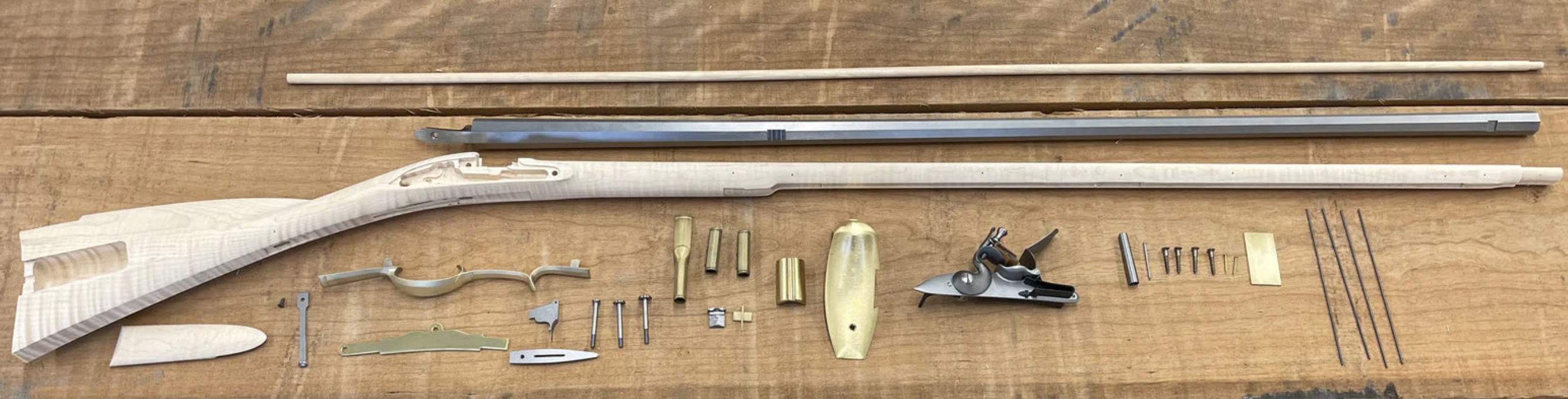 flintlock rifle building kit.