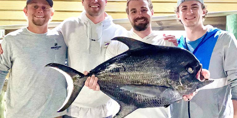 North Carolina Angler Lands Potential World Record Bigscale Pomfret
