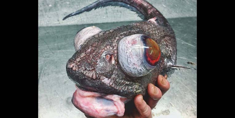 Commercial Fisherman Catches Shockingly Deformed Deep Sea Fish