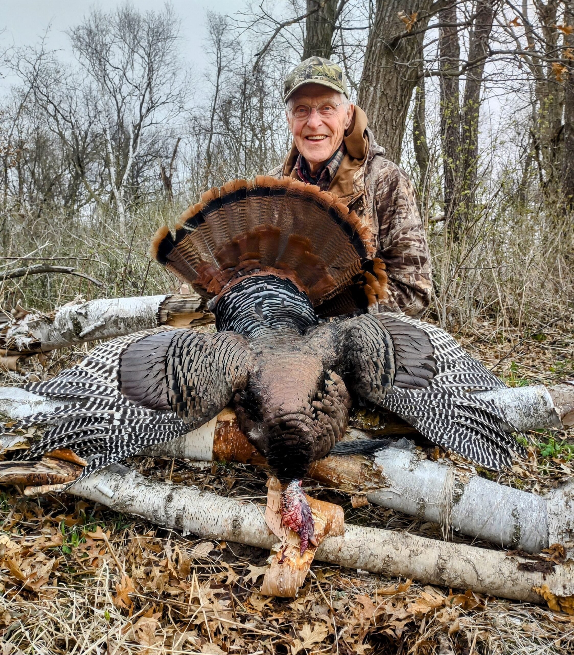 photo of afternoon turkey hunting success