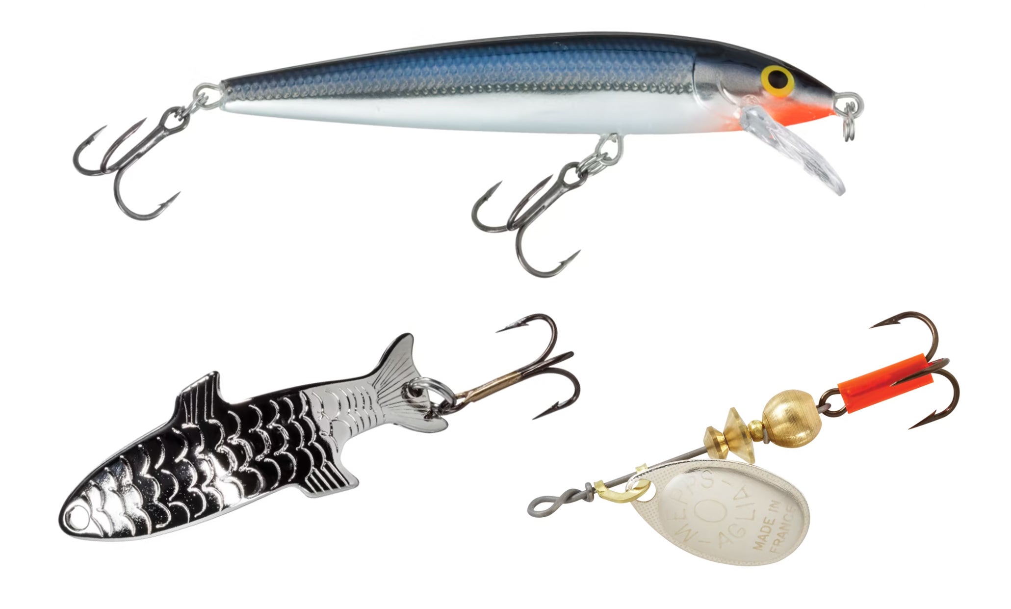 photo of trout lures