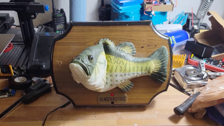 Someone Rigged a Big Mouth Billy Bass with Artificial Intelligence