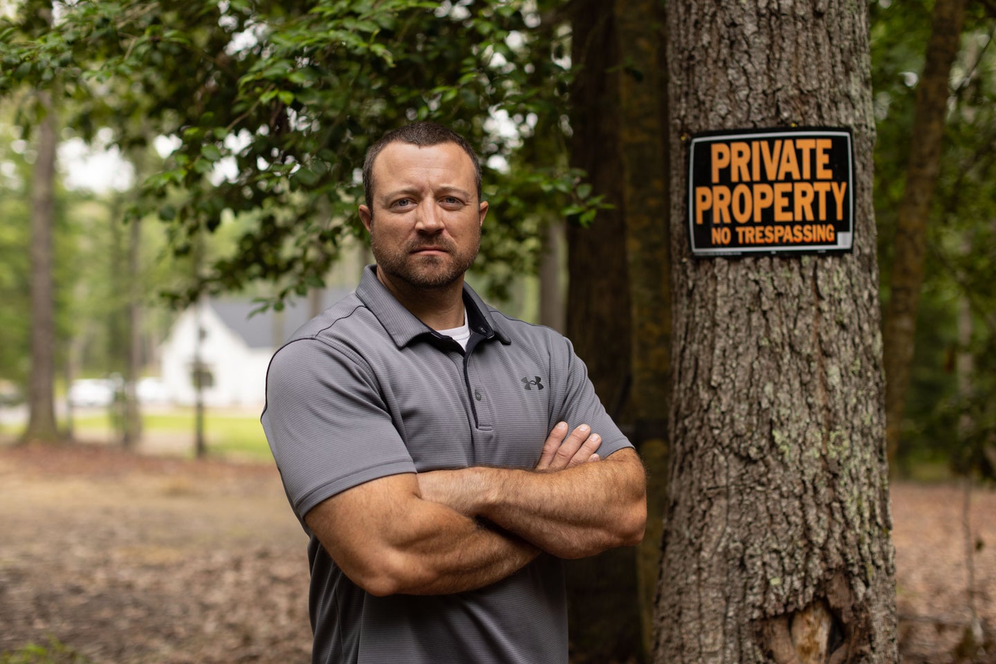 The defendant claims game wardens illegally searched and seized his private property without a warrant.