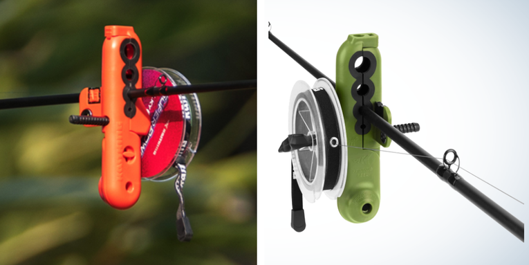 This Fishing Line Spooler Has A Built-In Cutter—And It’s Just $23 Right Now