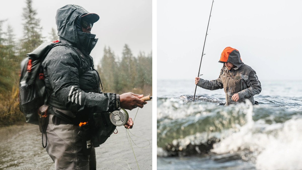 Simms Fishing rain gear