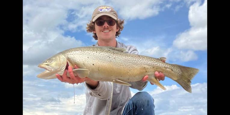 Wyoming Angler Catches Record-Breaking 12-Pound Tiger Trout