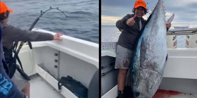 Watch an 11-Year-Old Angler Reel in a 257-Pound Tuna