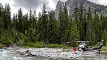 Man Charged with Illegally Landing a Helicopter in Grand Teton National Park and Setting Up a Lakeside Picnic
