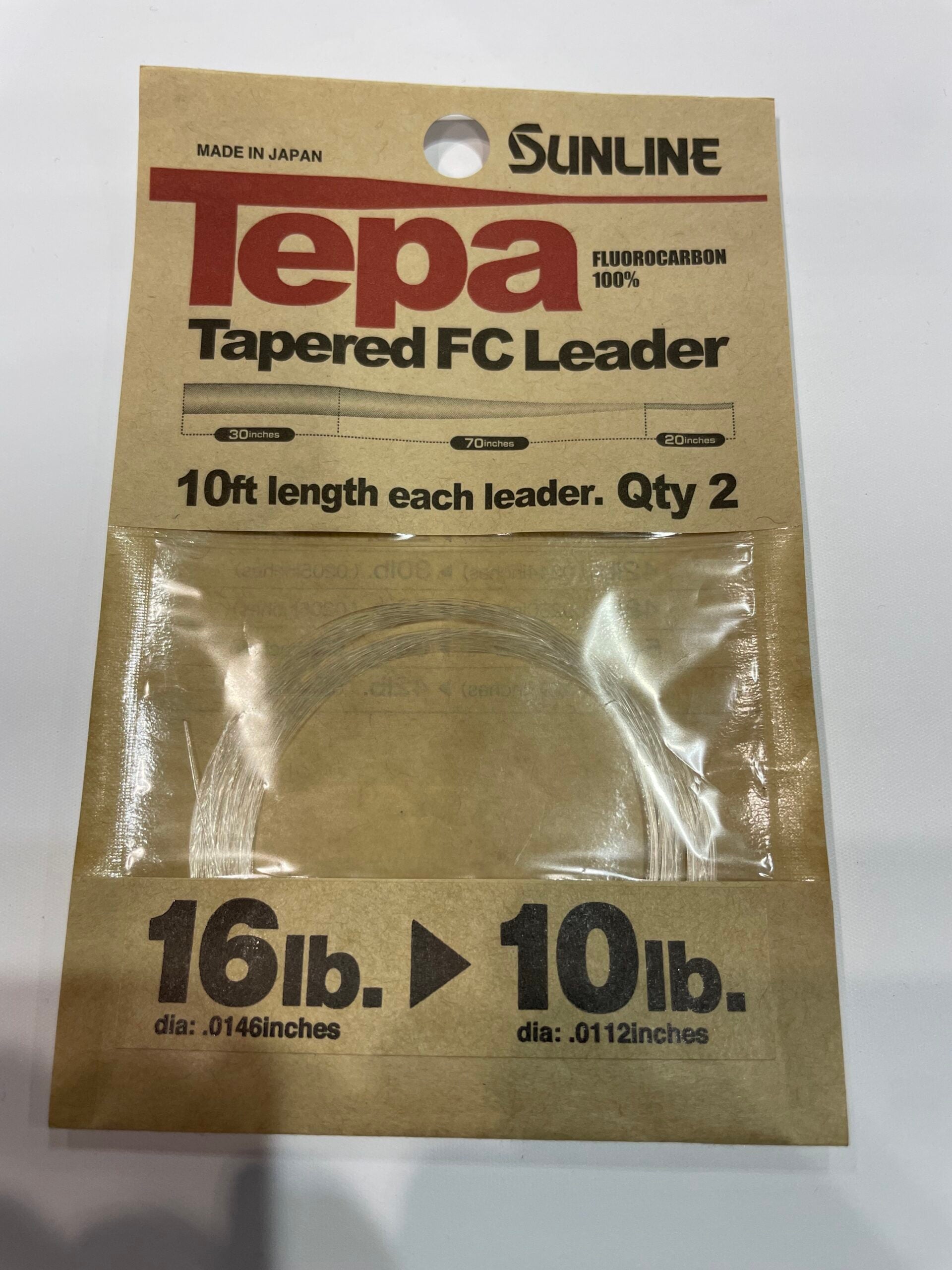 Tepa tapered leader
