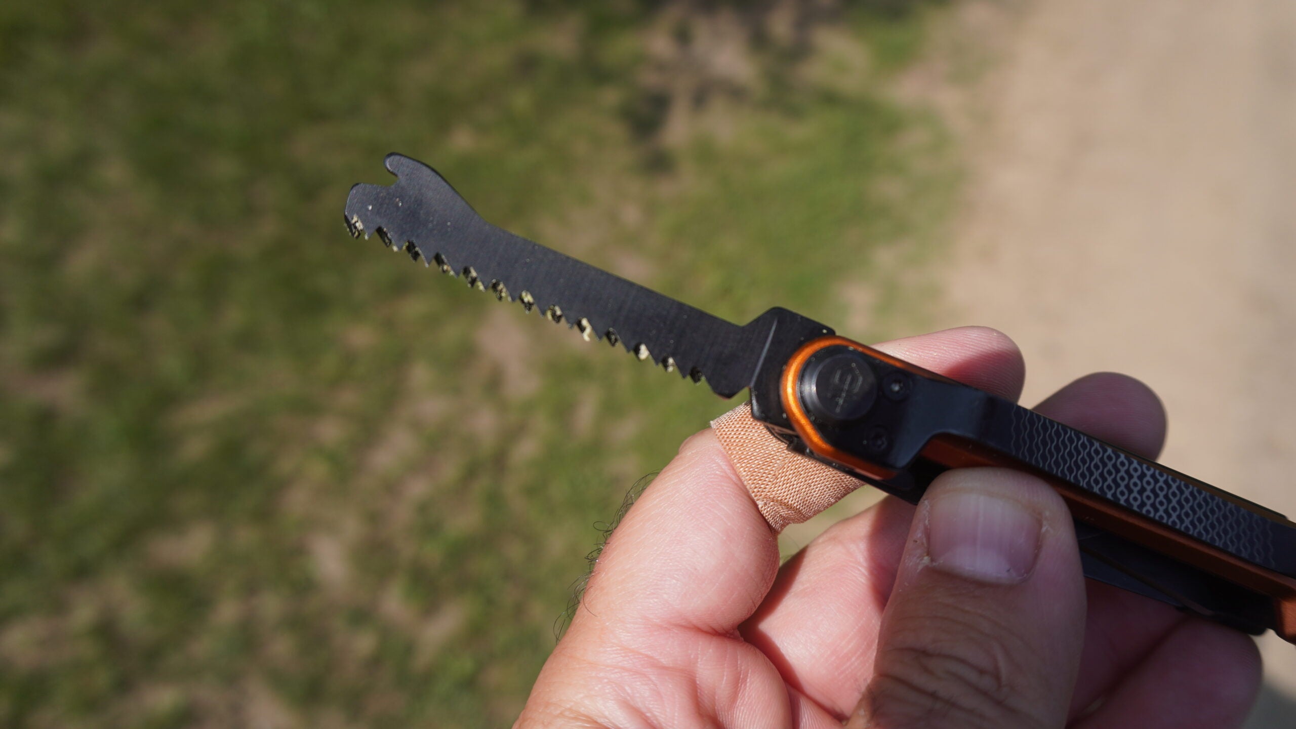 The saw is tiny, but surprisingly sharp and functional. Travis Smola