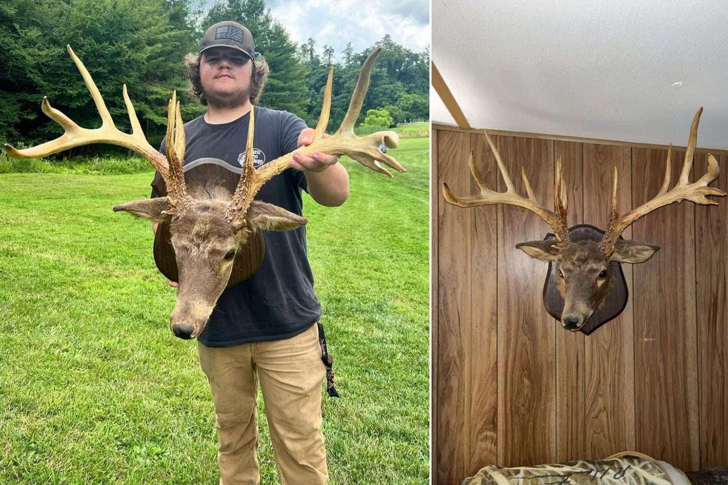 The 17-pointer was killed in Nelson County, Virginia during an era when trophy whitetails were extremely scarce. 