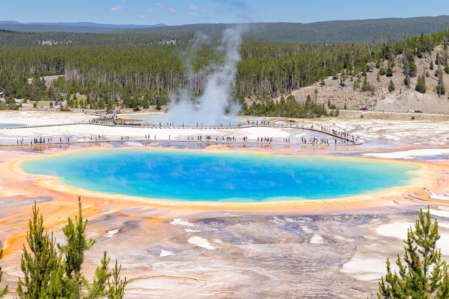 Yellowstone National Park is a hotbed of geothermal activity.