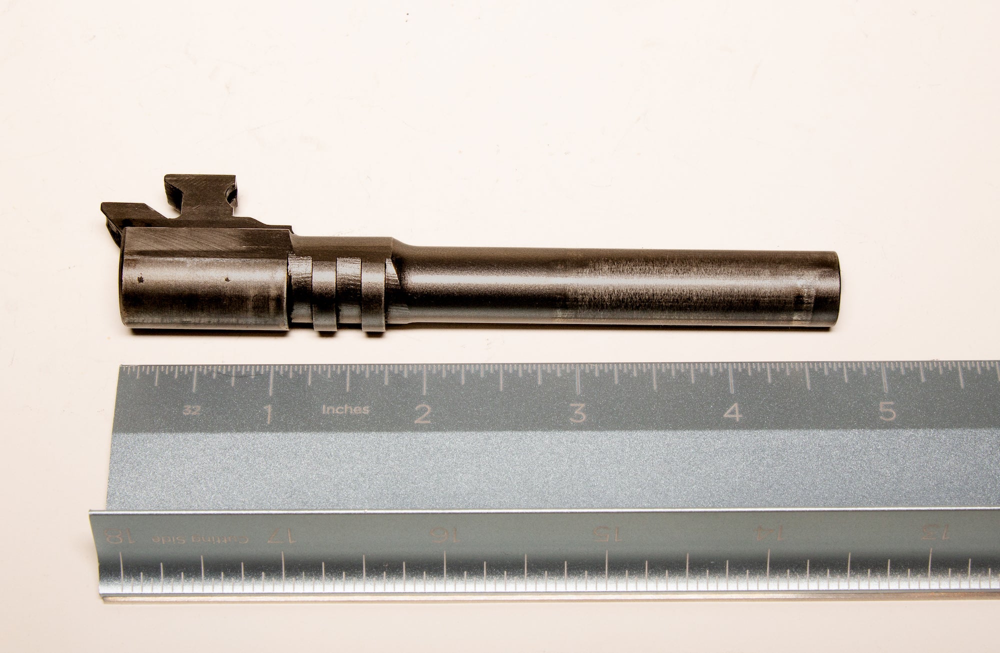 photo of a pistol barrel