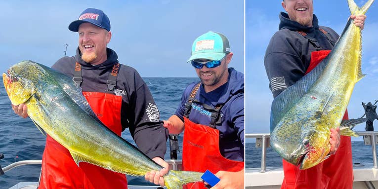 Angler Catches Record-Breaking Mahi Mahi…in Washington State