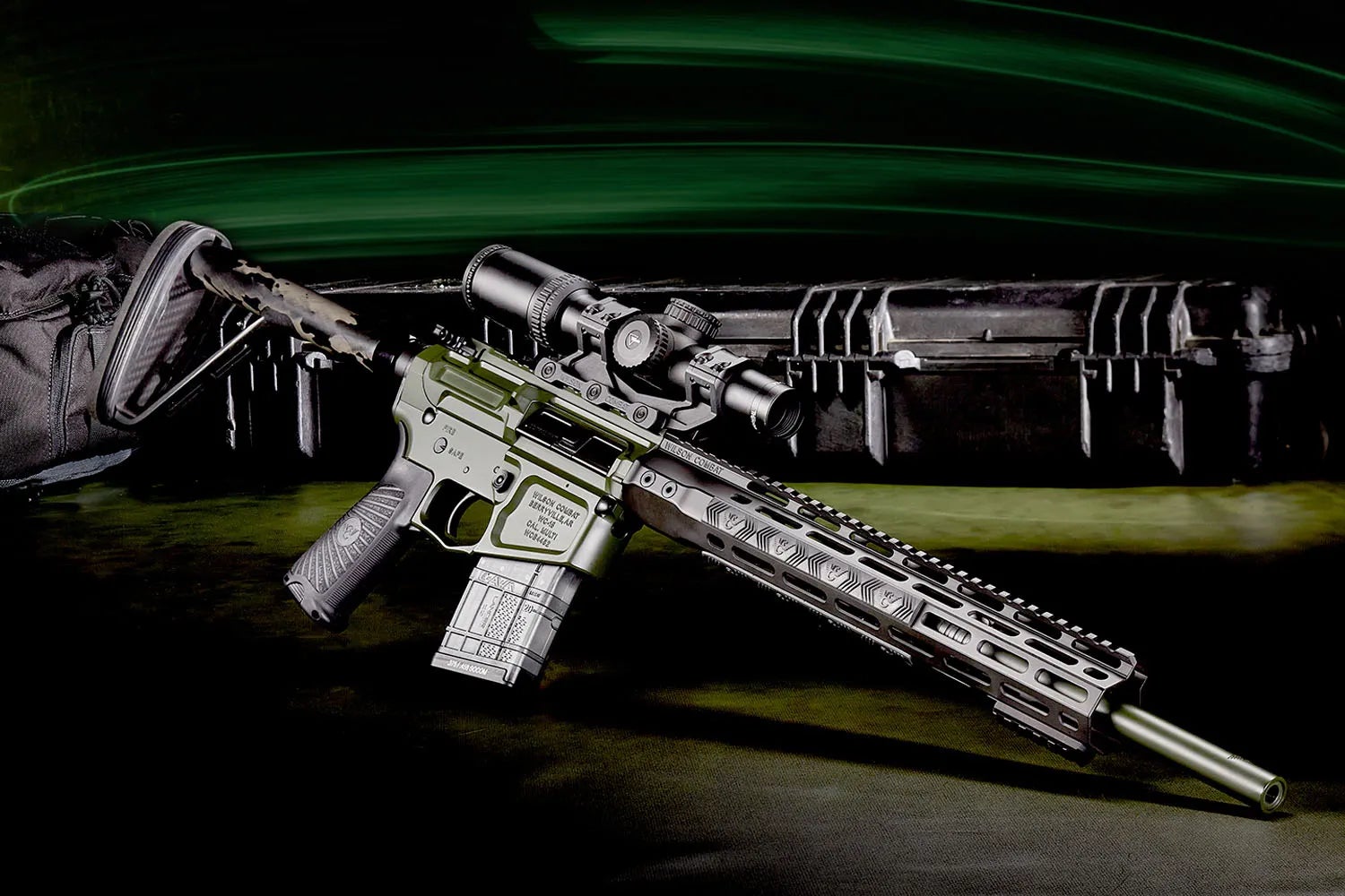 A hunting AR-15 made by Wilson Combat
