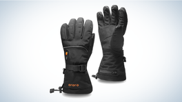 Carbon Fiber Warm Heated Electric Shock Proof Gloves